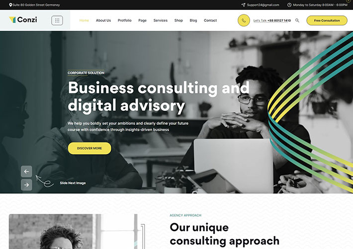 商業(yè)服務(wù)辦公營銷咨詢公關(guān)公司官網(wǎng)前端HTML網(wǎng)頁模板